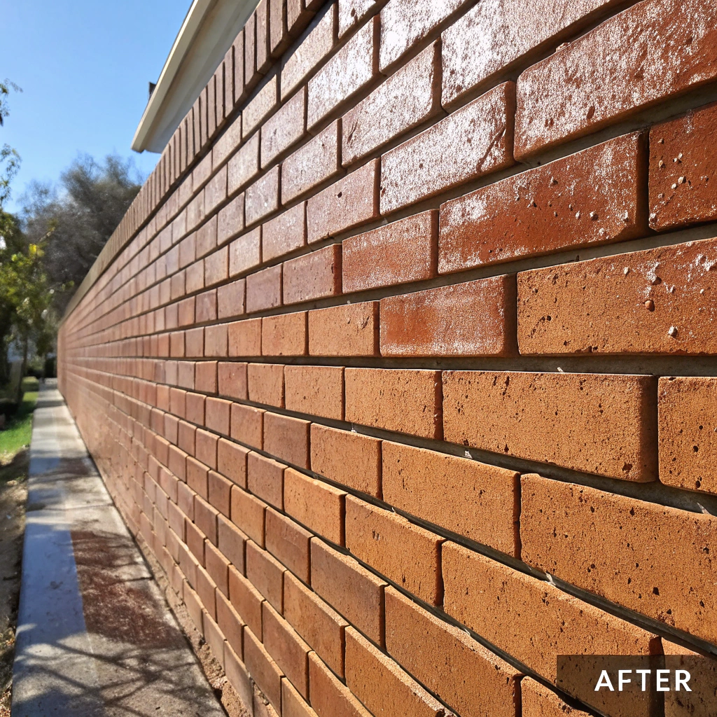Detail of exterior maintenance results