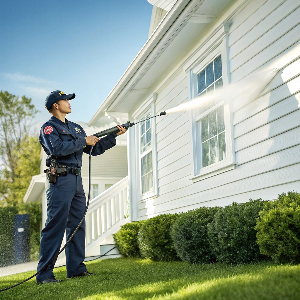 Soft wash house cleaning service