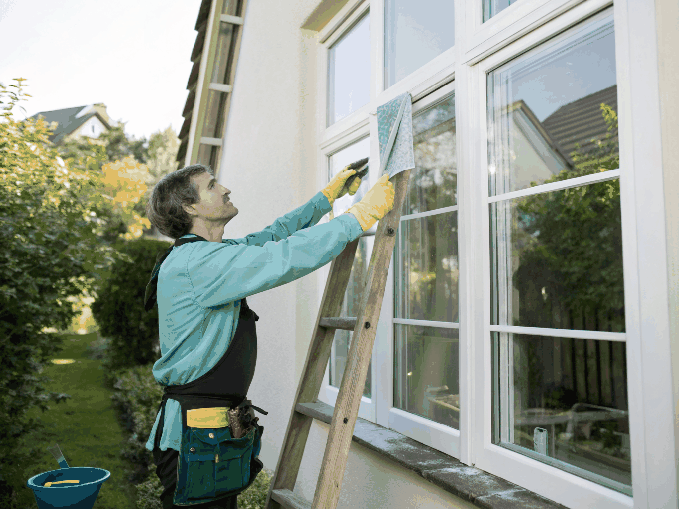 Professional window cleaning service